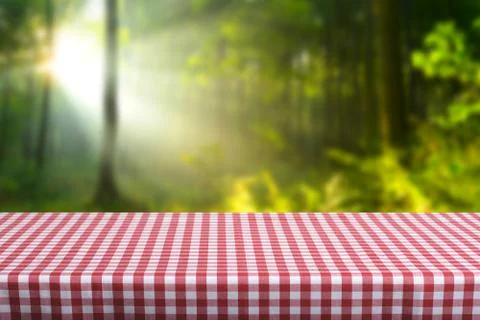 Empty table background Stock Photos