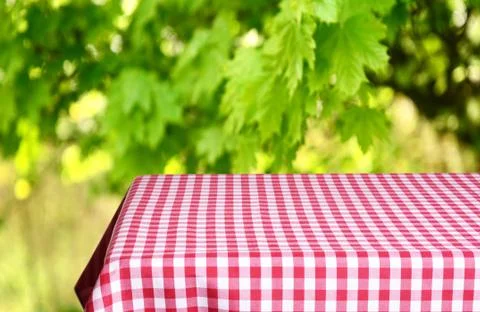 Empty table background Stock Photos