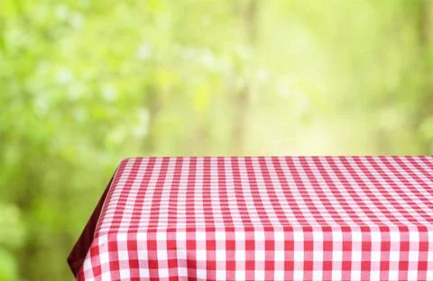 Empty table background Stock Photos