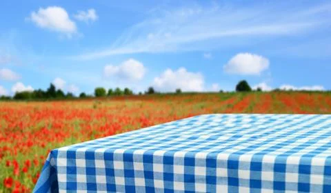 Empty table background Foto stock