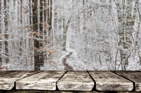 Empty table background 스톡 사진