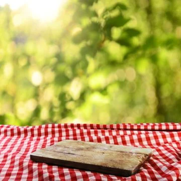 Empty table background Stock Photos