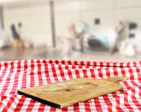 Empty table background Stock Photos