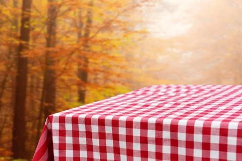 Empty table background Stock Photos