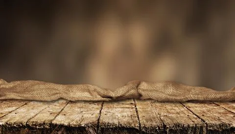 Empty table background Stock Photos