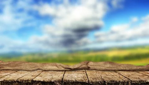 Empty table background Stock-Fotos