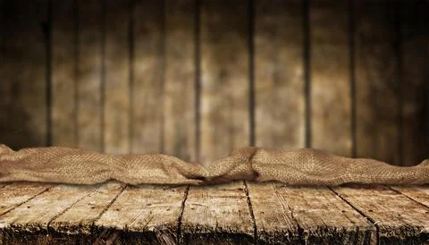 Empty table background Stock Photos