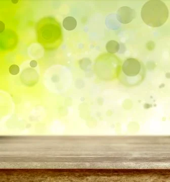 Empty table in front of abstract background Illustrazione stock