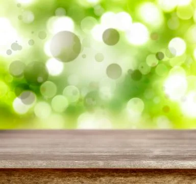 Empty table in front of abstract background Stock Illustration