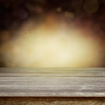 Empty table in front of abstract background Stock Photos