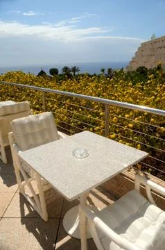 Empty table Stock Photos