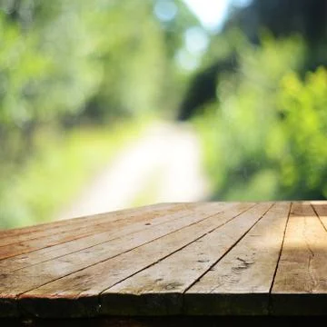 Empty table Stock Photos