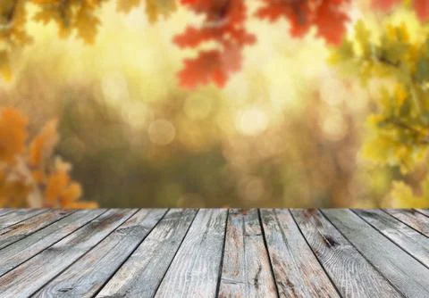 Empty table Foto stock