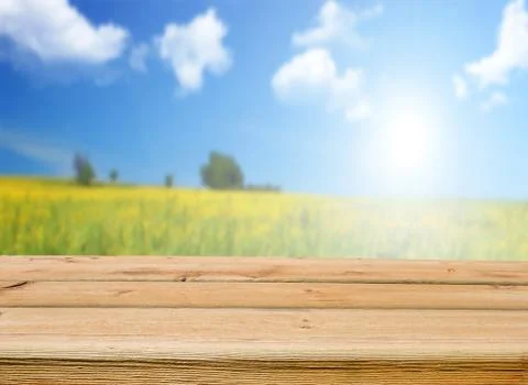 Empty table Stock Photos