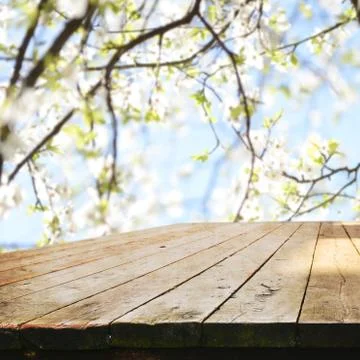 Empty table Stock Photos