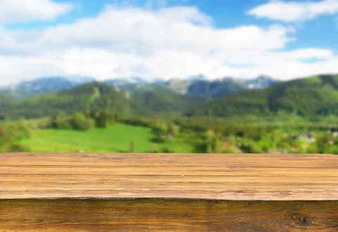Empty table Stock Photos