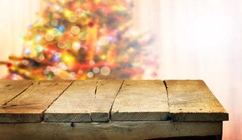 Empty table Foto stock