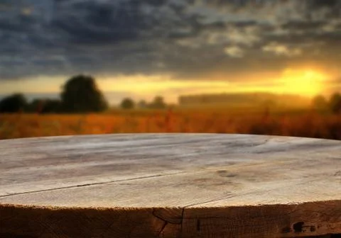 Empty table Stock Photos