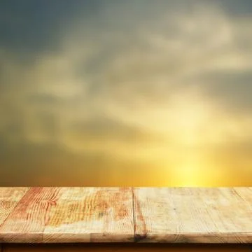 Empty table Stock Photos