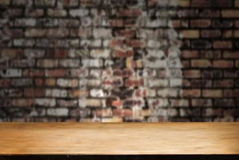 Empty table Foto stock