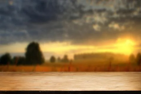 Empty table Stock Photos