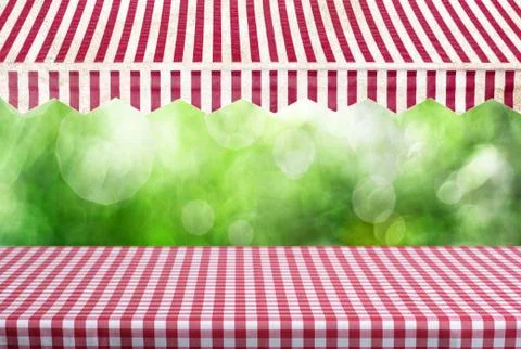 Empty table Foto stock