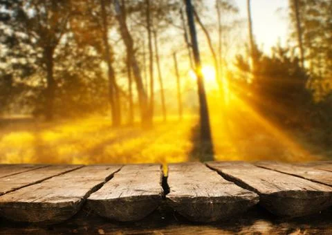 Empty table Stock Photos