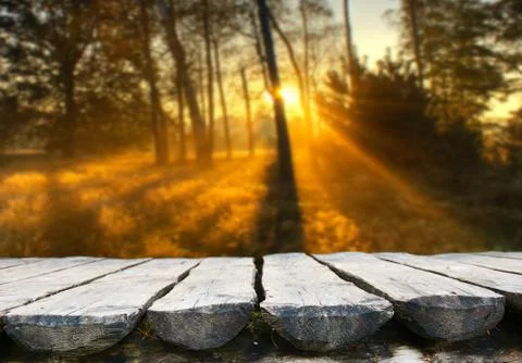 Empty table Stock Photos