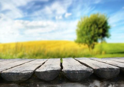 Empty table Stock Photos