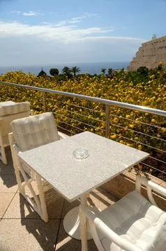 Empty table Stock Photos