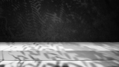 Empty table top with black concrete wall. Abstract pattern of concrete wall Stock Illustration