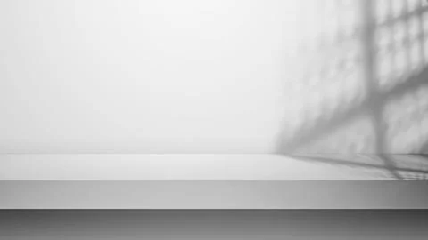 Empty table top with white concrete wall. Abstract pattern of concrete wall Stock Illustration