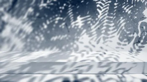 Empty table top with white concrete wall. Abstract pattern of concrete wall Illustrazione stock