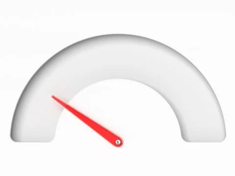 Empty Tachometer Stock Illustration