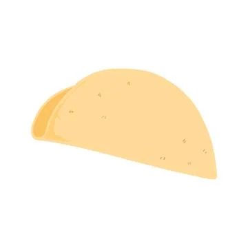 Empty Taco Shell Vector 库存插图