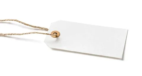Empty tag on a white background Empty tag on a white background Copyright:... Stockfoto's