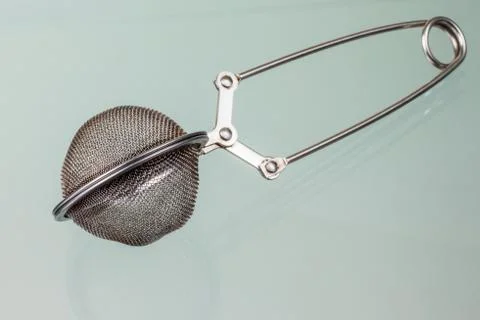 Empty tea strainer Stock Photos