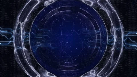 Empty Technology Animation Background, Loop 스톡 동영상 320624863