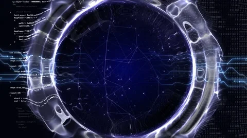 Empty Technology Animation Background, Loop 库存影片 321448765
