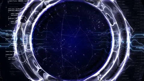 Empty Technology Animation Background, Loop Stock Footage 323967718