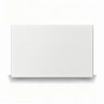 Empty template of card, blank paper, vector illustration, white background Stock Illustration