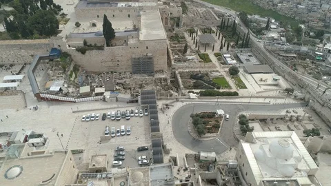 Empty Temple Mount prayer Complex of Jerusalem, during COVID-19. File7-18 動画素材 128153025