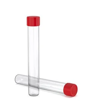 Empty test tubes Illustrazione stock