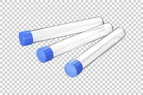 Empty test tubes Illustrazione stock