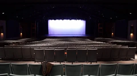 Empty Theater Video stock 49305327