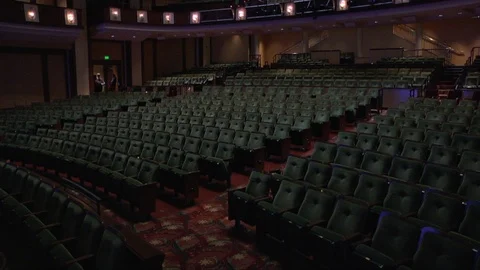 The empty theater Video stock 108320119