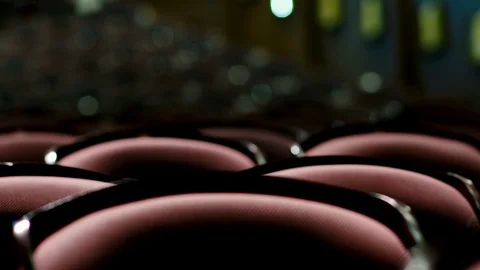Empty Theatre Chairs 01 Stock-Footage 103043859