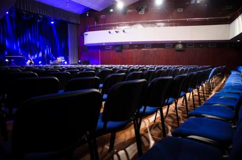 Empty theatre Stock Photos