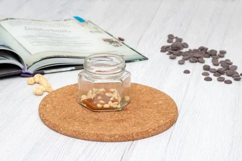 Empty tin can with bottom Stock Photos