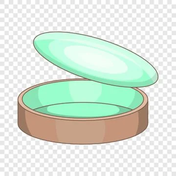 Empty tin can icon, cartoon style Stock Illustration